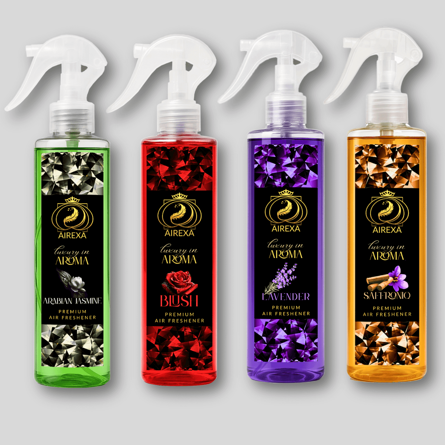 Arabian Jasmine • Blus • Lavender • Saffronique – Luxury Combo Collection 250X4 (ML)