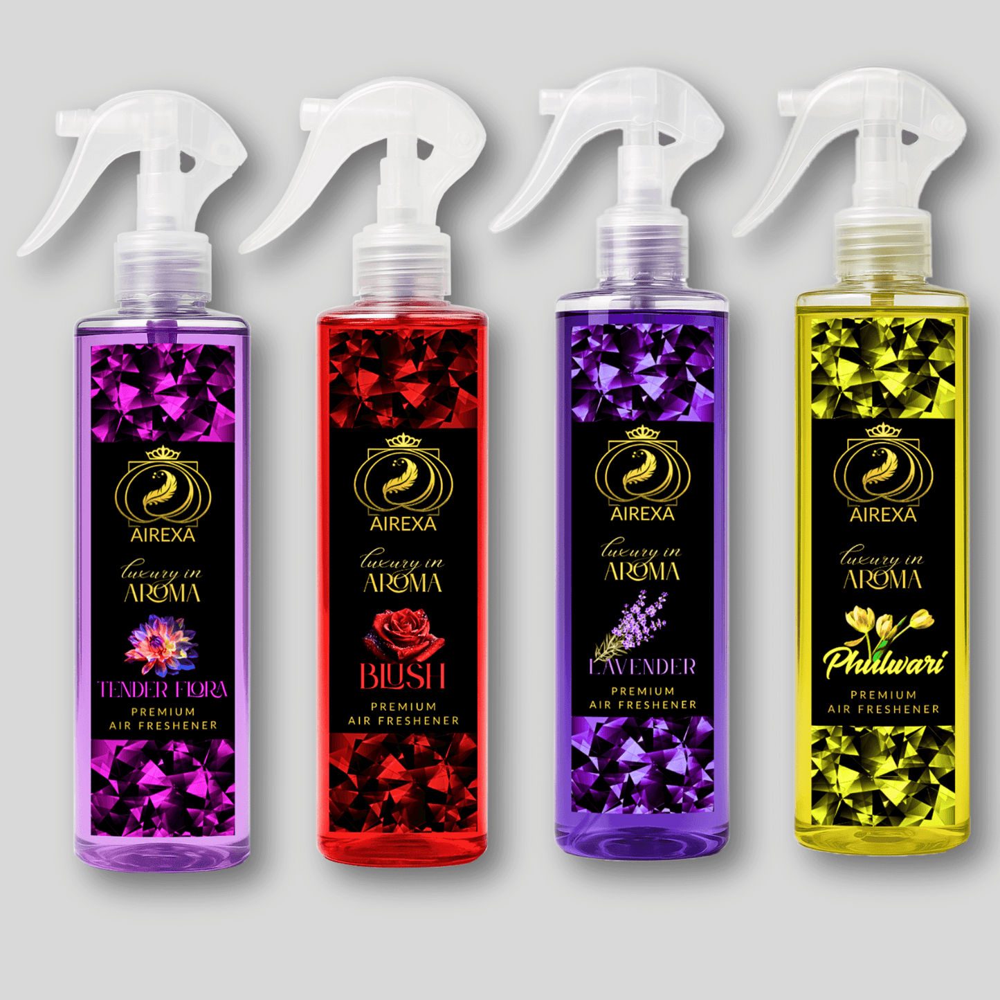 Tender Flora • Blush • Lavender • Phulwari – Aroma Luxury Combo Collection 250X4 (ML)