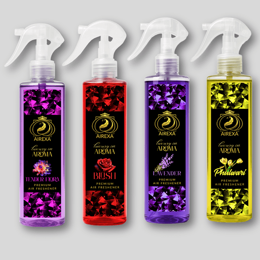 Tender Flora โข Blush โข Lavender โข Phulwari โ Aroma Luxury Combo Collection 250X4 (ML)