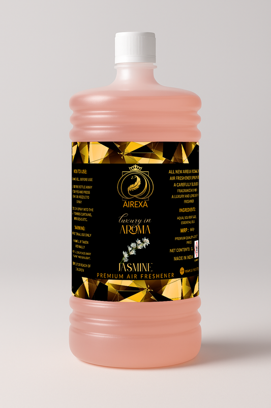 Premium Jasmine Room Freshener – 1 Litre Long-Lasting Floral Aroma for Home & Office