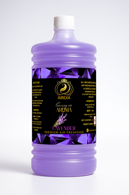 Lavender Room Freshener – 1 Litre Premium Floral Aroma for Relaxing & Refreshing Spaces