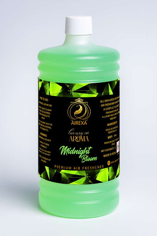 Midnight Bloom Room Freshener – 1 Litre Exotic Floral Aroma for Elegant & Relaxing Spaces