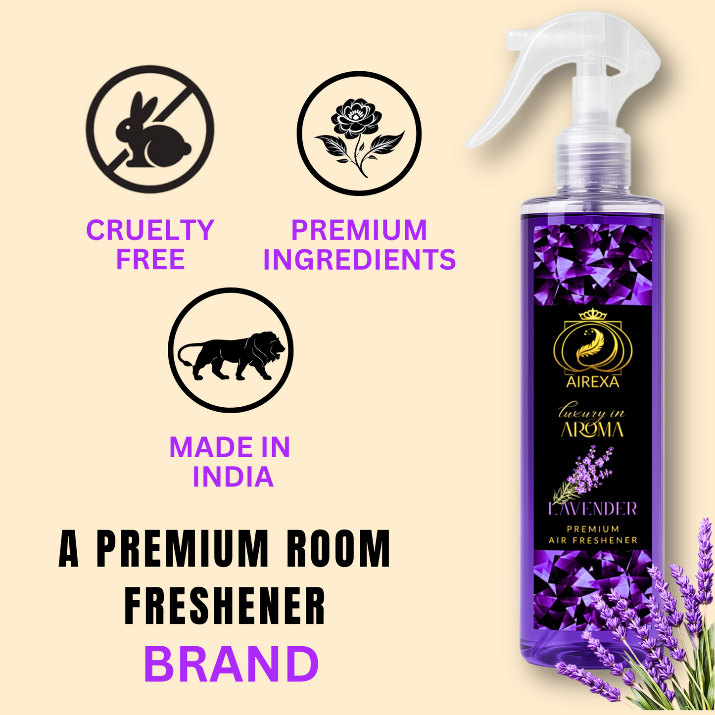 Lavender & Blush | Room Freshener Spray (250X2) ML