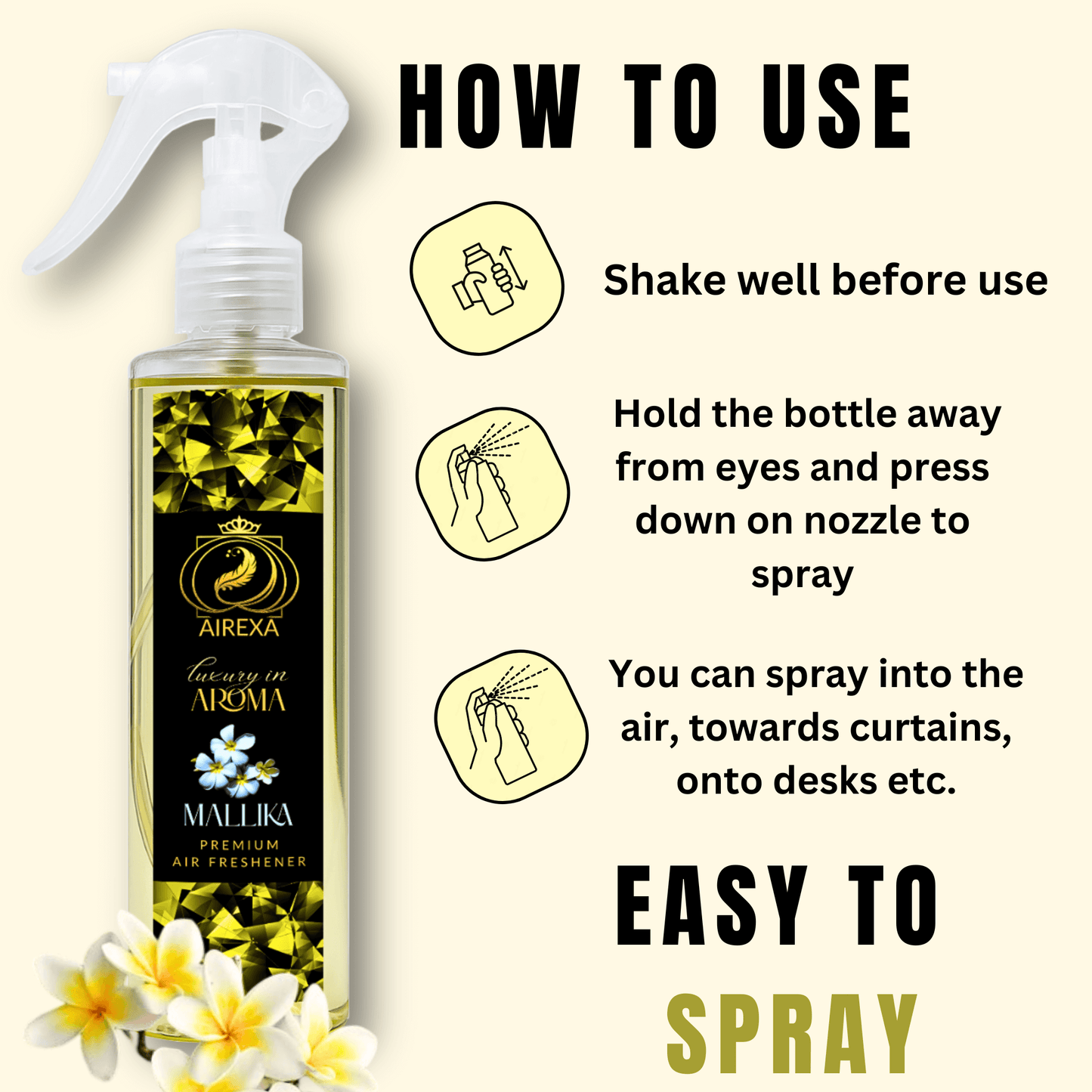 Mallika & Blush | Room Freshener Spray (250X2) ML