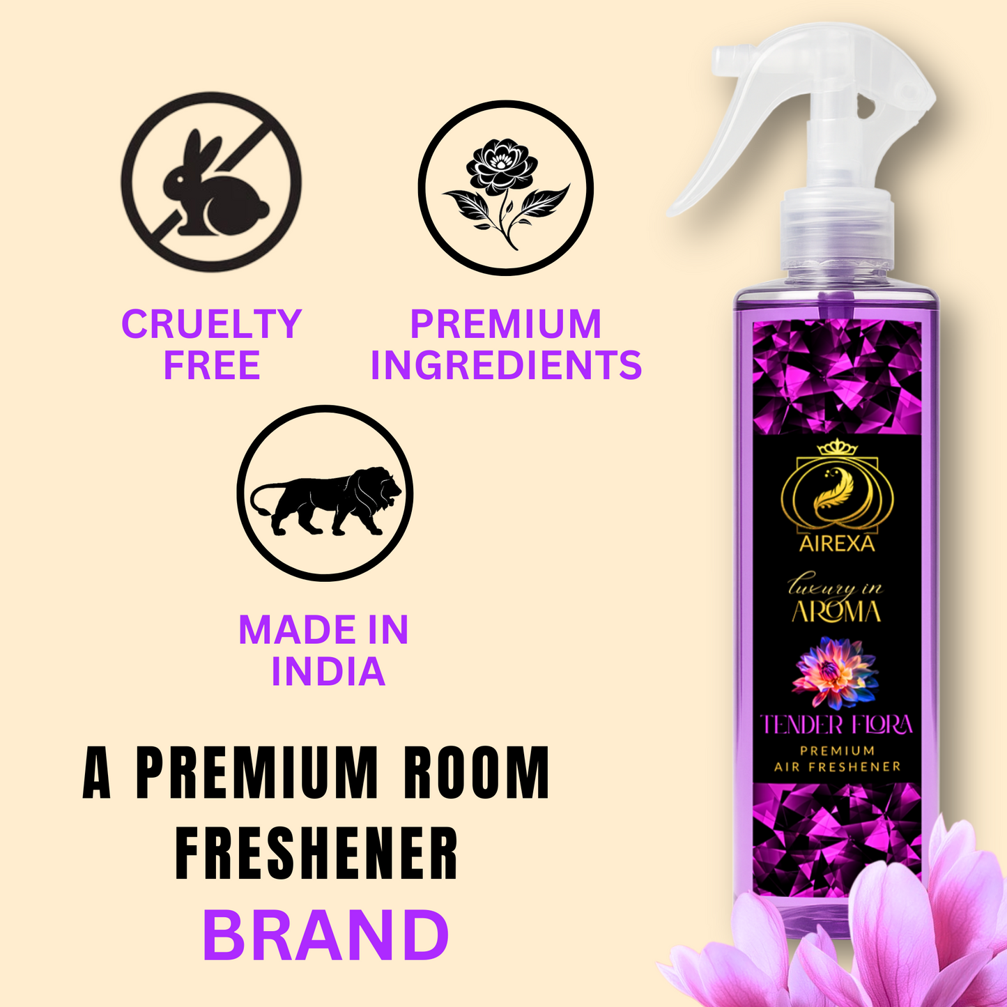 Tender Flora • Blush • Lavender • Phulwari – Aroma Luxury Combo Collection 250X4 (ML)